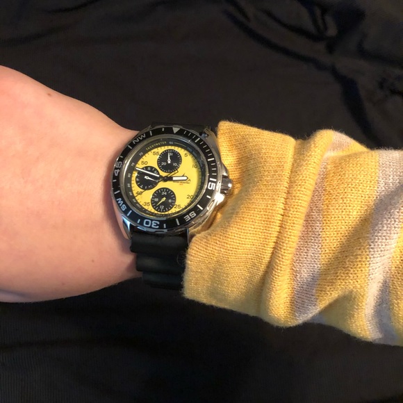 Yellow Striped Sweater - Picture 3 of 5